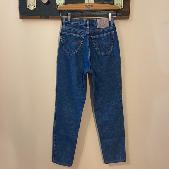 Vintage Something Made in France By Edwin Straight Tapered Leg Jeans Size XS - Picture 8 of 16